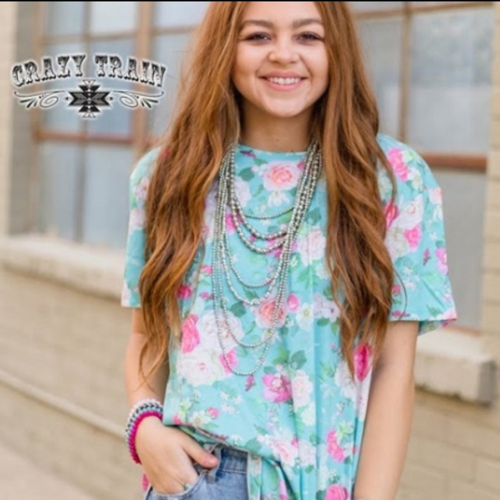Crazy Train Giddy Gardenia Top